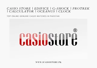 Casio Store  Edifice  G-Shock  Protrek  Calculator  Oceanus  Clock
