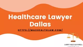 Healthcare Lawyer Dallas