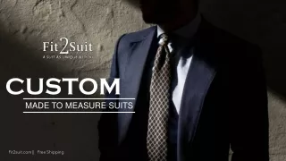 Custom Made To Measure Suits