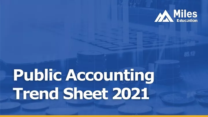 public accounting trend sheet2021