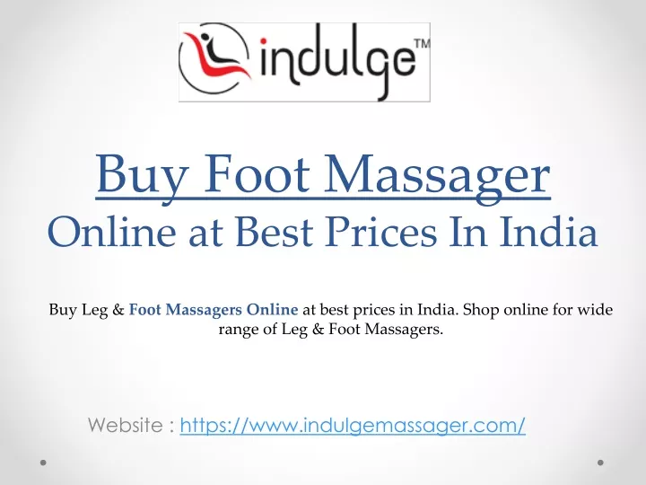 buy foot massager online at best prices in india