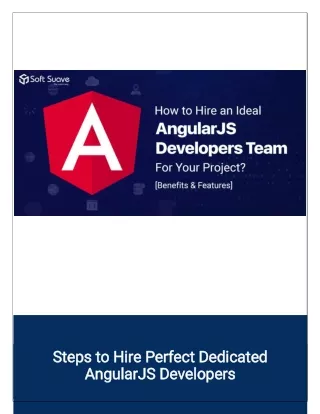 Steps to hire angularJS developer