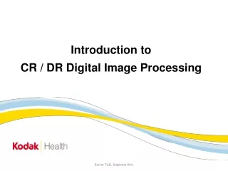 introduction to cr dr digital image processing