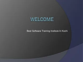 best software training institute in kochi