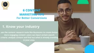 6 content marketing tips