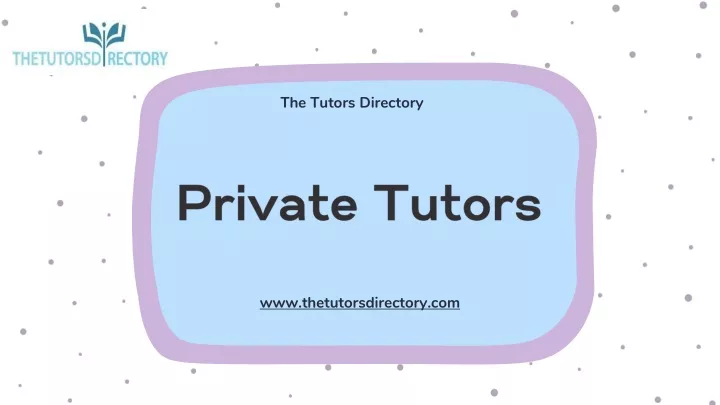 the tutors directory