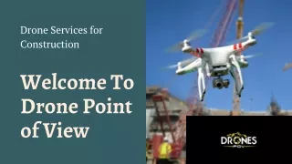 Best Drone Services for Construction - Drone Point of View