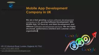 Mobile App Development Company in London UK