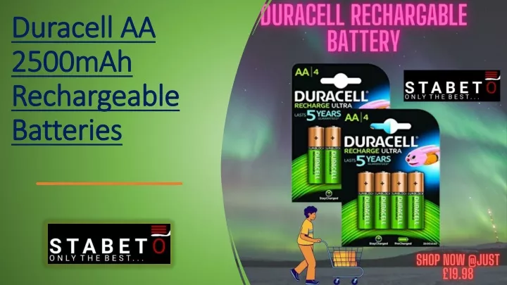 duracell aa 2500mah rechargeable batteries