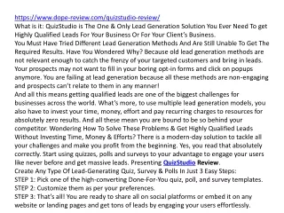https www dope review com quizstudio review what