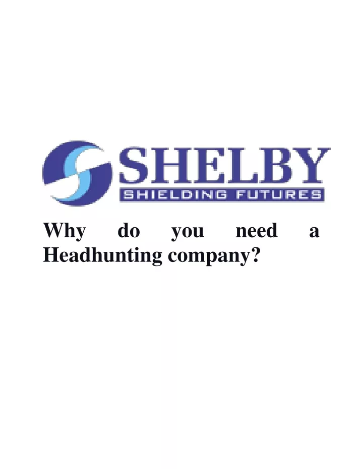 why headhunting company