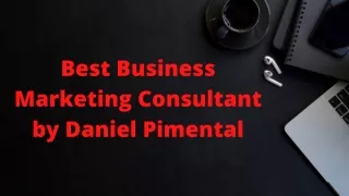 Best Business Marketing Consultant by Daniel Pimental