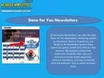 Done for You Newsletters - slide 1