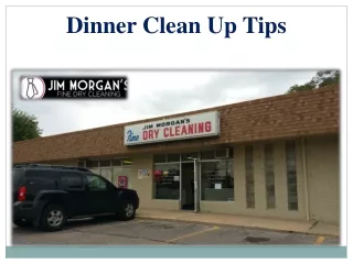 dinner clean up tips