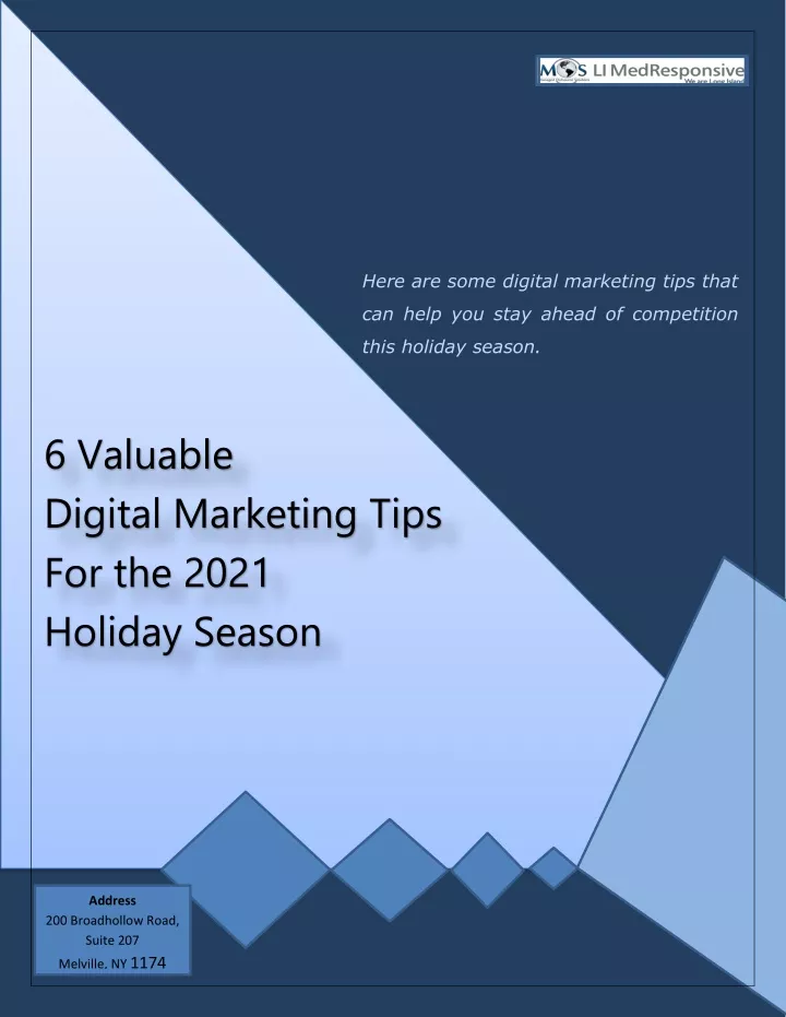here are some digital marketing tips that