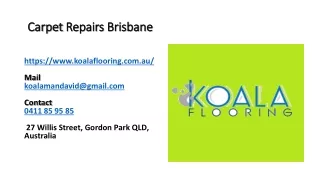 Hire Professional Services of Carpet Repairs Brisbane