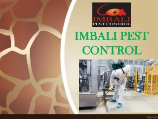 IMBALI PEST CONTROL