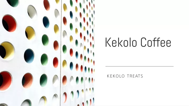 kekolo coffee