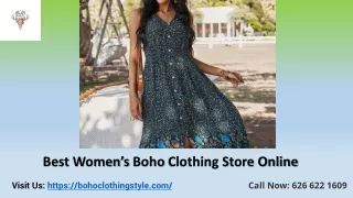 Buy Bohemian Style Dresses- Boho Clothing Store