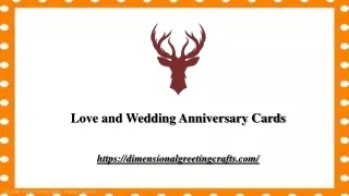 Love and Wedding Anniversary Cards