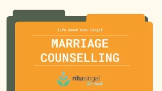 Marriage Counselling | Life Coach Ritu Singal