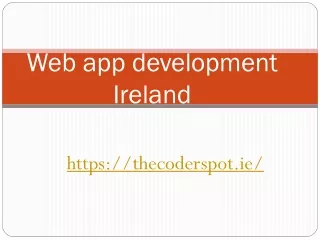 Mobile App Development Company Ireland | The Coder Spot
