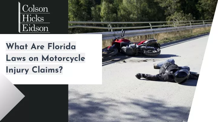what are florida laws on motorcycle injury claims
