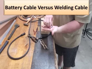 Protection of Battery Cable: What is the purpose of welding cable?