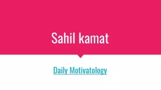 sahil kamat