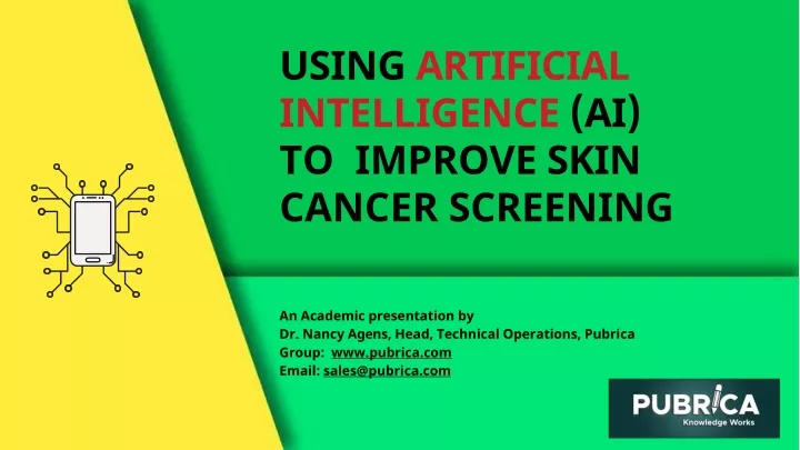 using artificial intelligence ai to improve skin