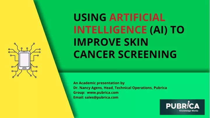 using artificial intelligence ai to improve skin