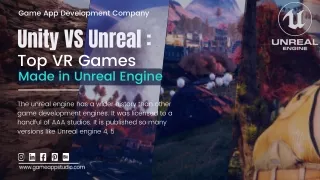Unity VS Unreal  Top VR Games Made in Unreal Engine