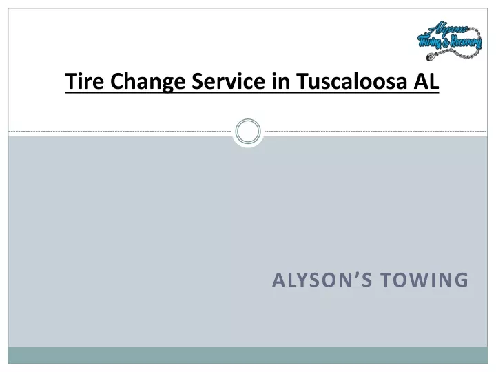 tire change service in tuscaloosa al