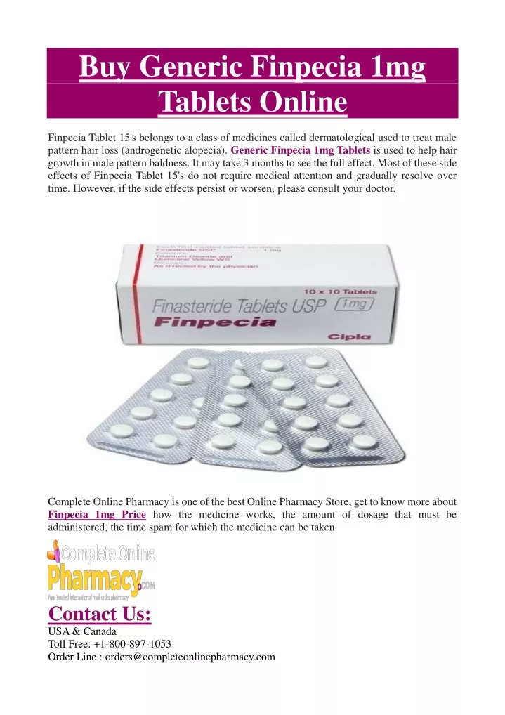 buy generic finpecia 1mg tablets online