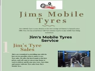 Jim Mobile Tyre PPt