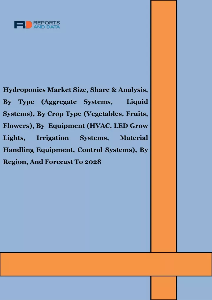 hydroponics market size share analysis