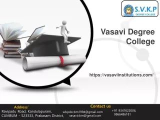 Vasavi Degree college