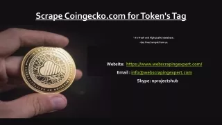 scrape coingecko com for token s tag