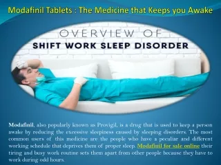 Modafinil Tablets - The Medicine that Keeps you Awake-converted