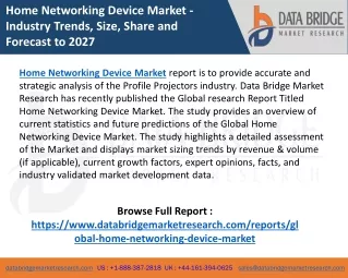 home networking device market industry trends