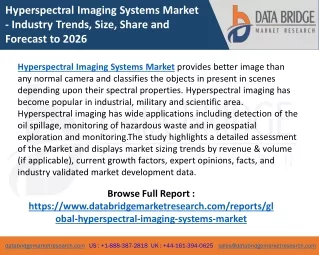 hyperspectral imaging systems market industry