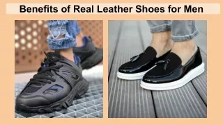Benefits of Real Leather Shoes for Men | DL Recent Fashion