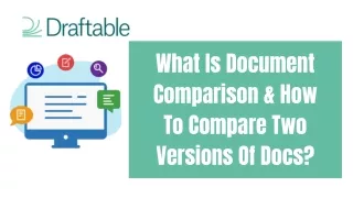 What Is Document Comparison & How To Compare Two Versions Of Docs