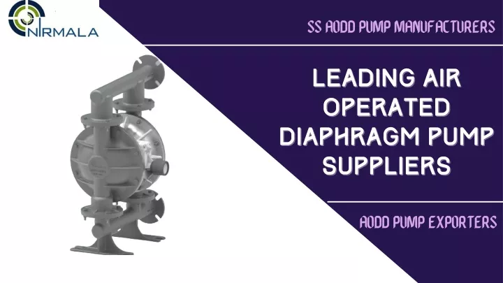 ss aodd pump manufacturers