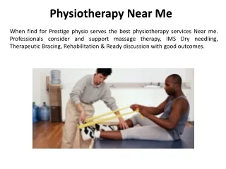 physiotherapy near me