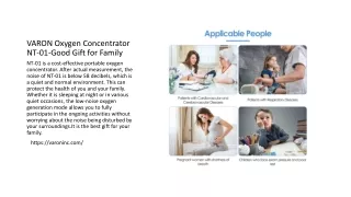 VARON Oxygen Concentrator NT-01—Multifunctional Operation