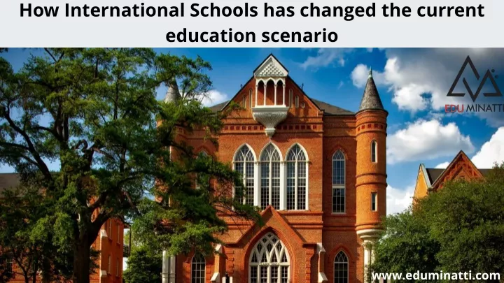 how international schools has changed the current