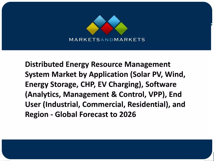 distributed energy resource management system