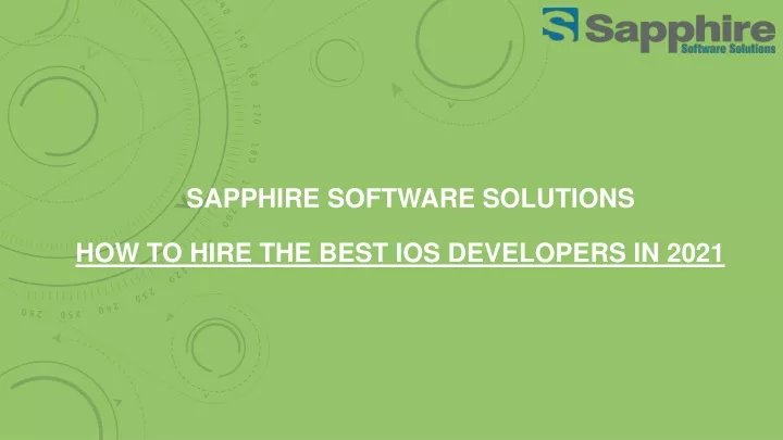 sapphire software solutions