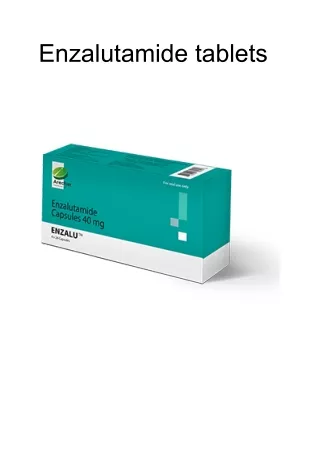 enzalutamide tablets